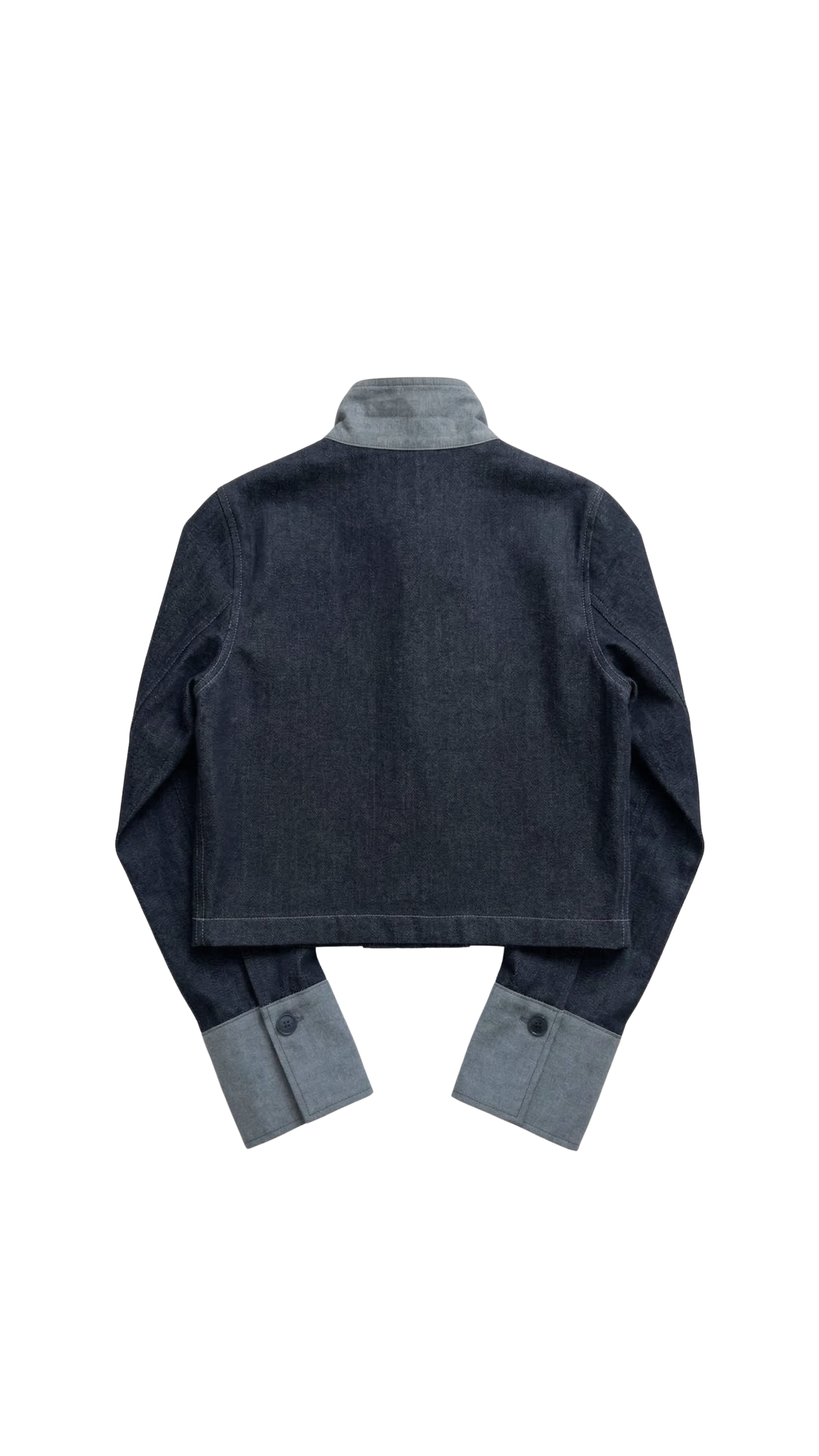Chamarra Crop 01 - Denim