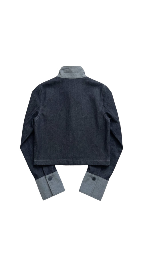 Chamarra Crop 01 - Denim