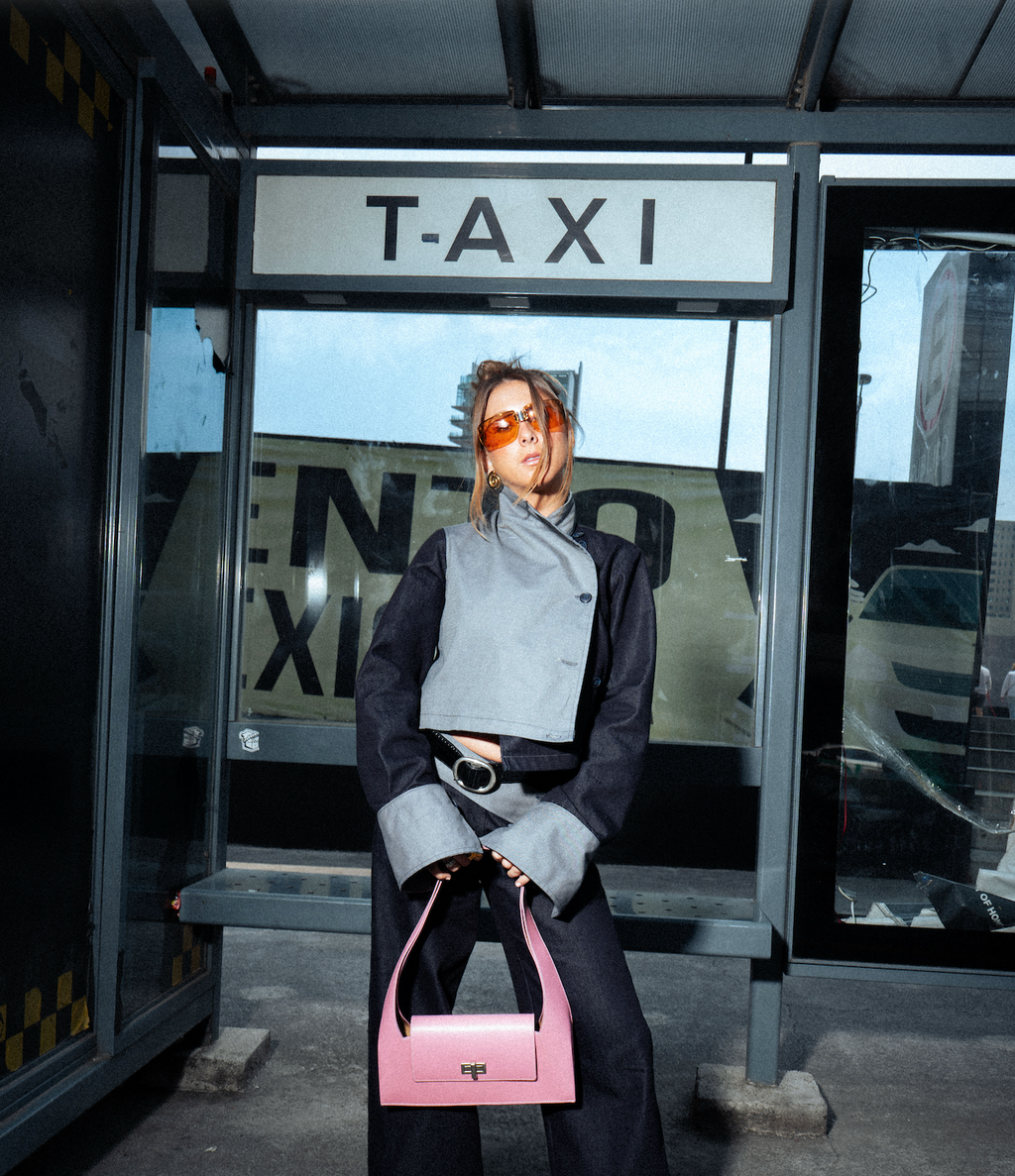 Chamarra Crop 01 - Denim